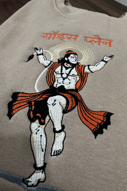 Hanuman Ji - Gods Plan - Sweatshirt