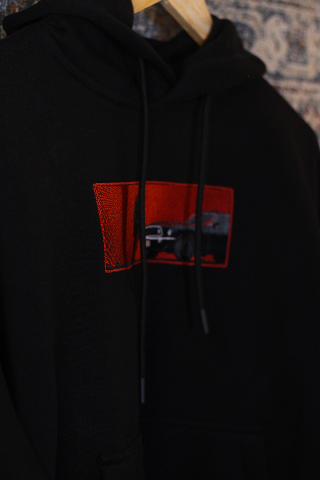 John Wick Oversized Hoodie — Embroidered