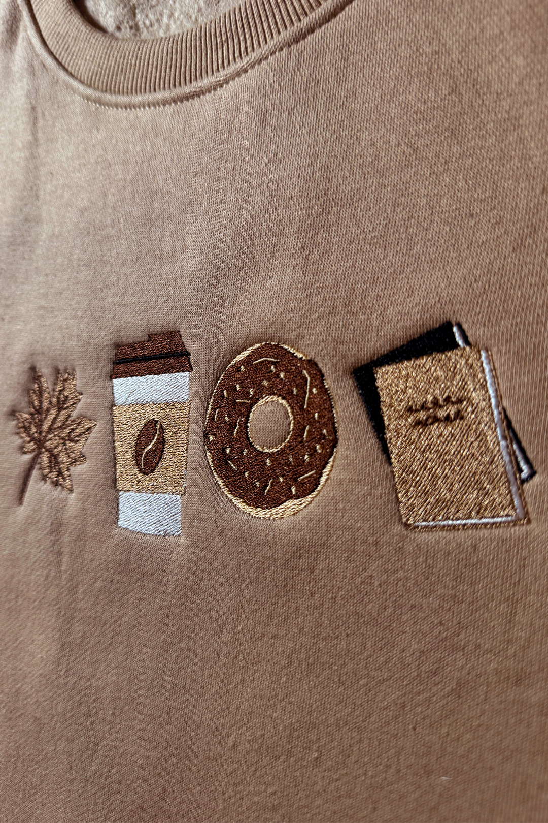 Autumn Oversized Sweatshirt — Embroidered