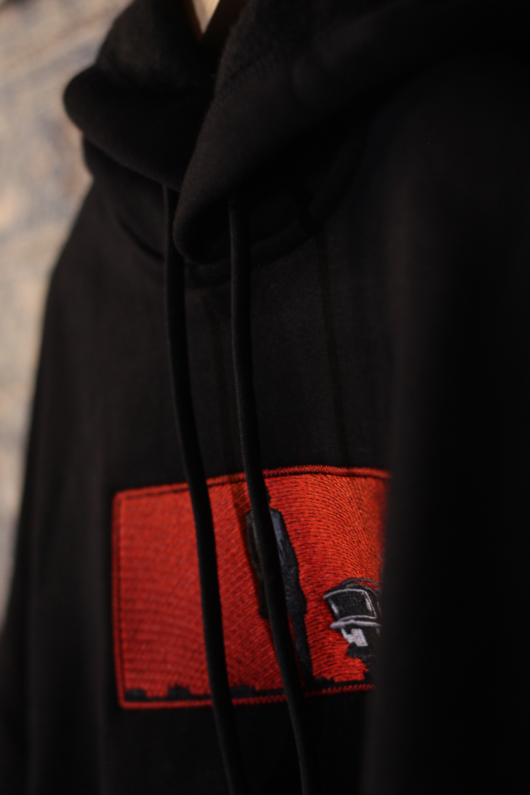 John Wick Oversized Hoodie — Embroidered