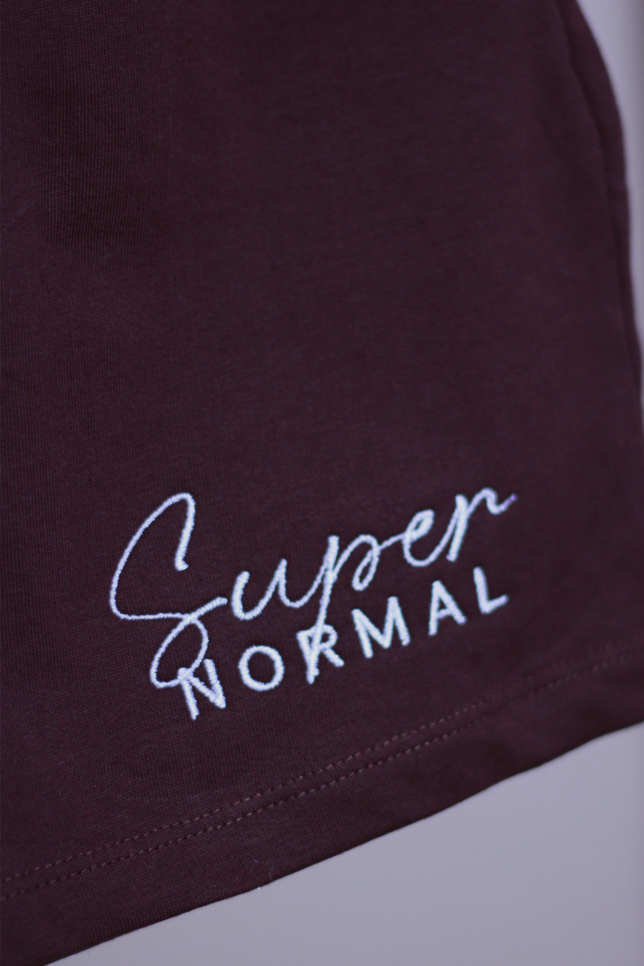 Super Normal Coffee Shorts — Embroidered Streetwear Essential