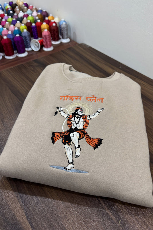 Hanuman Ji - Gods Plan - Sweatshirt