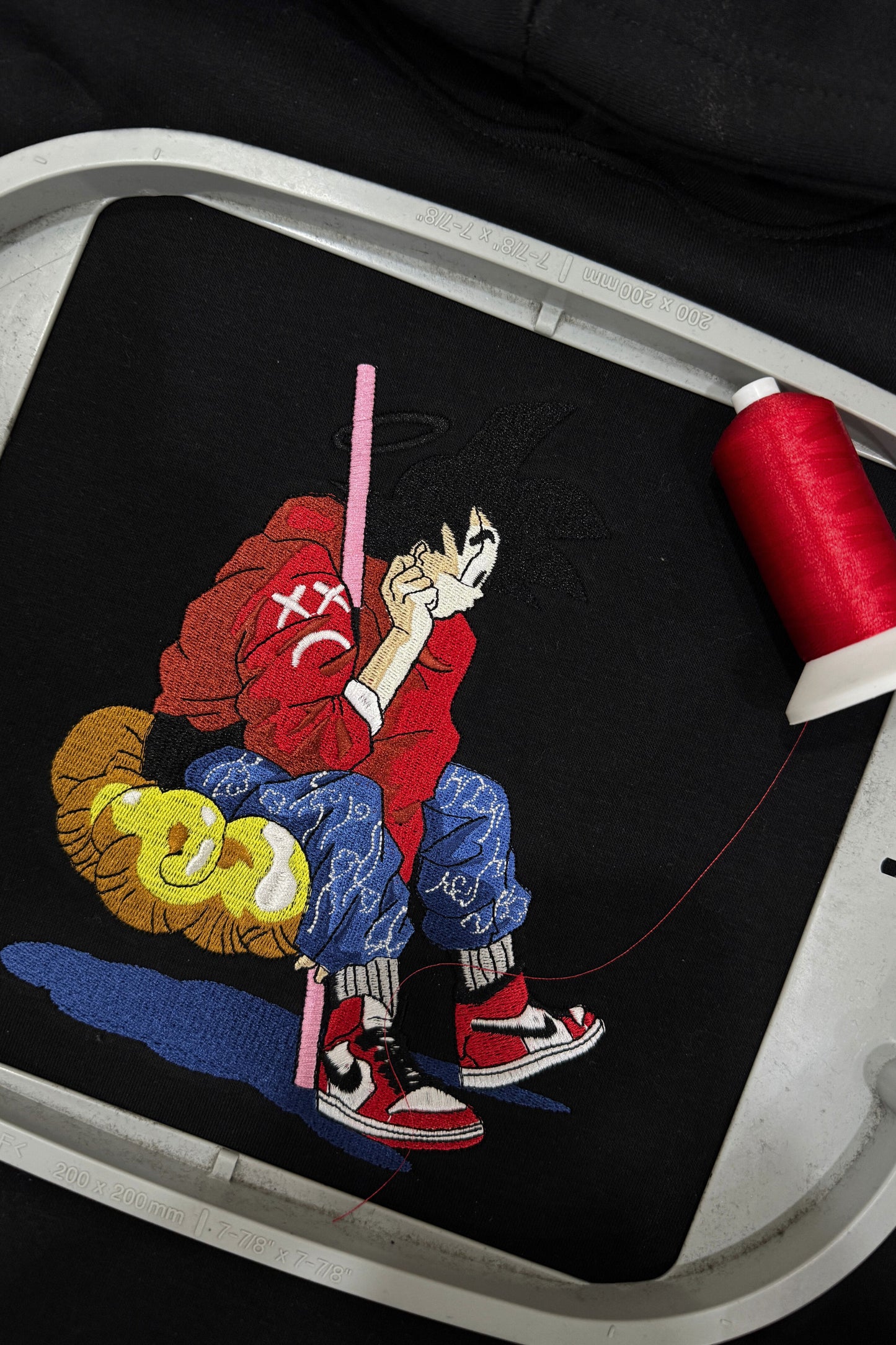 Goku On Clouds - DBZ - Oversized Hoodie