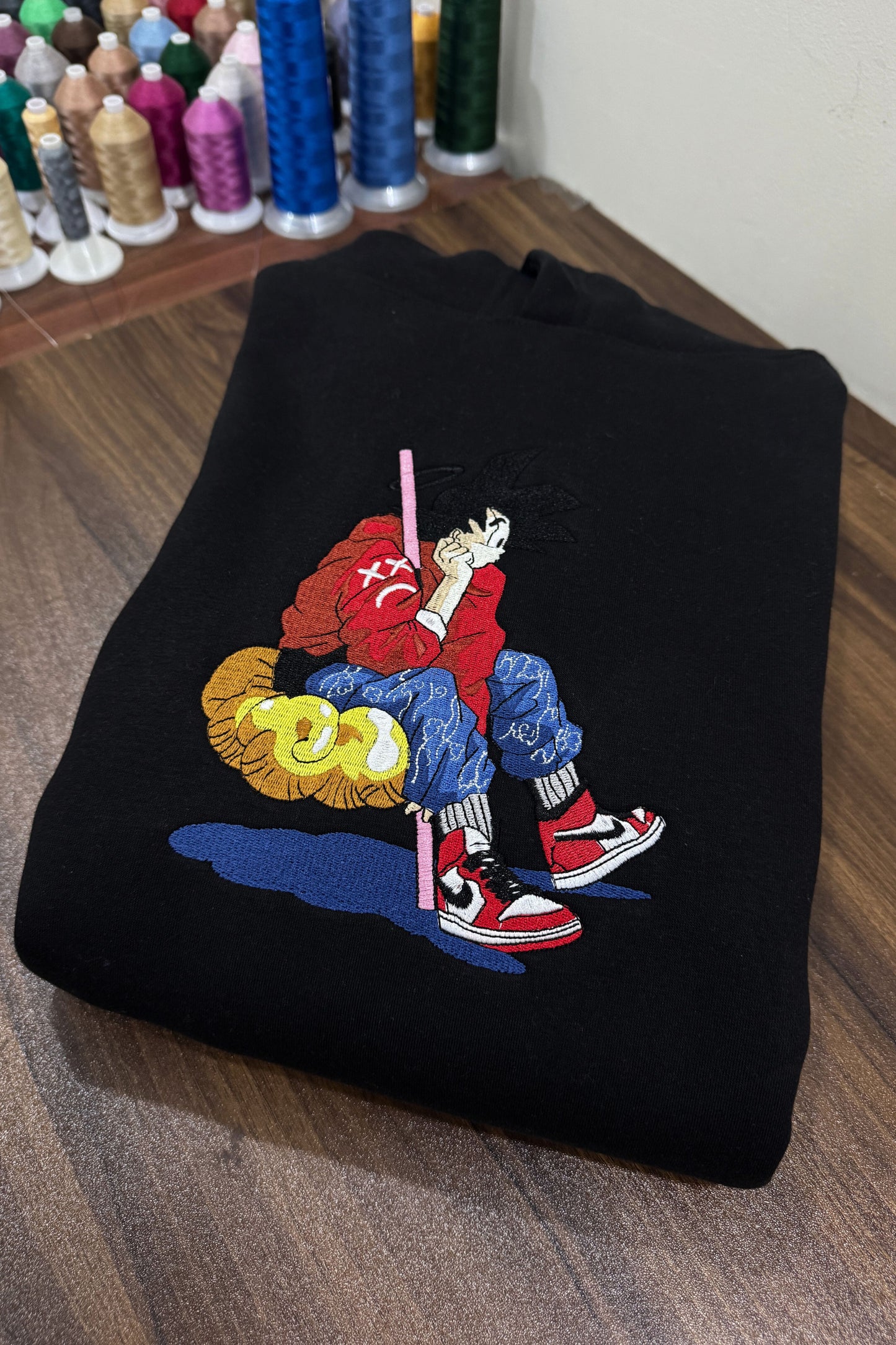 Goku On Clouds - DBZ - Oversized Hoodie
