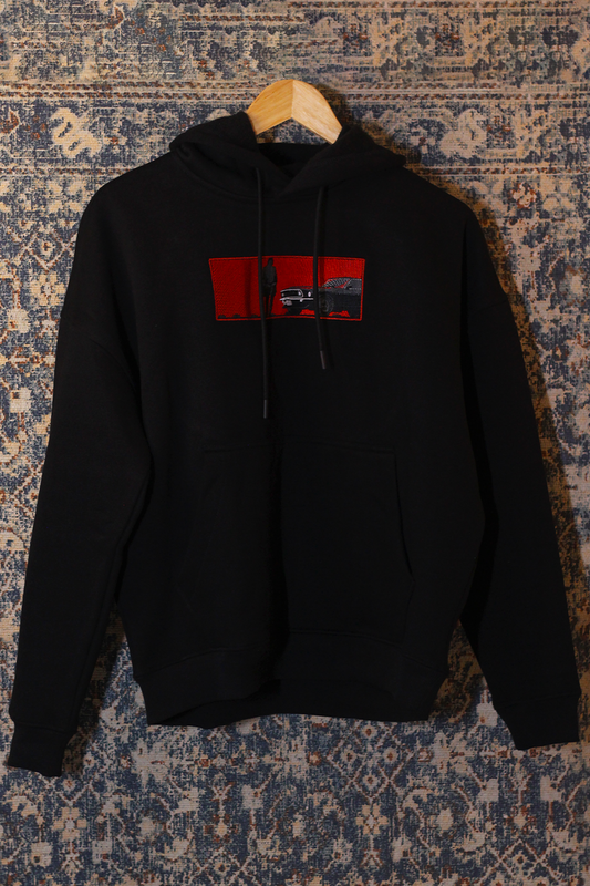 John Wick Oversized Hoodie — Embroidered