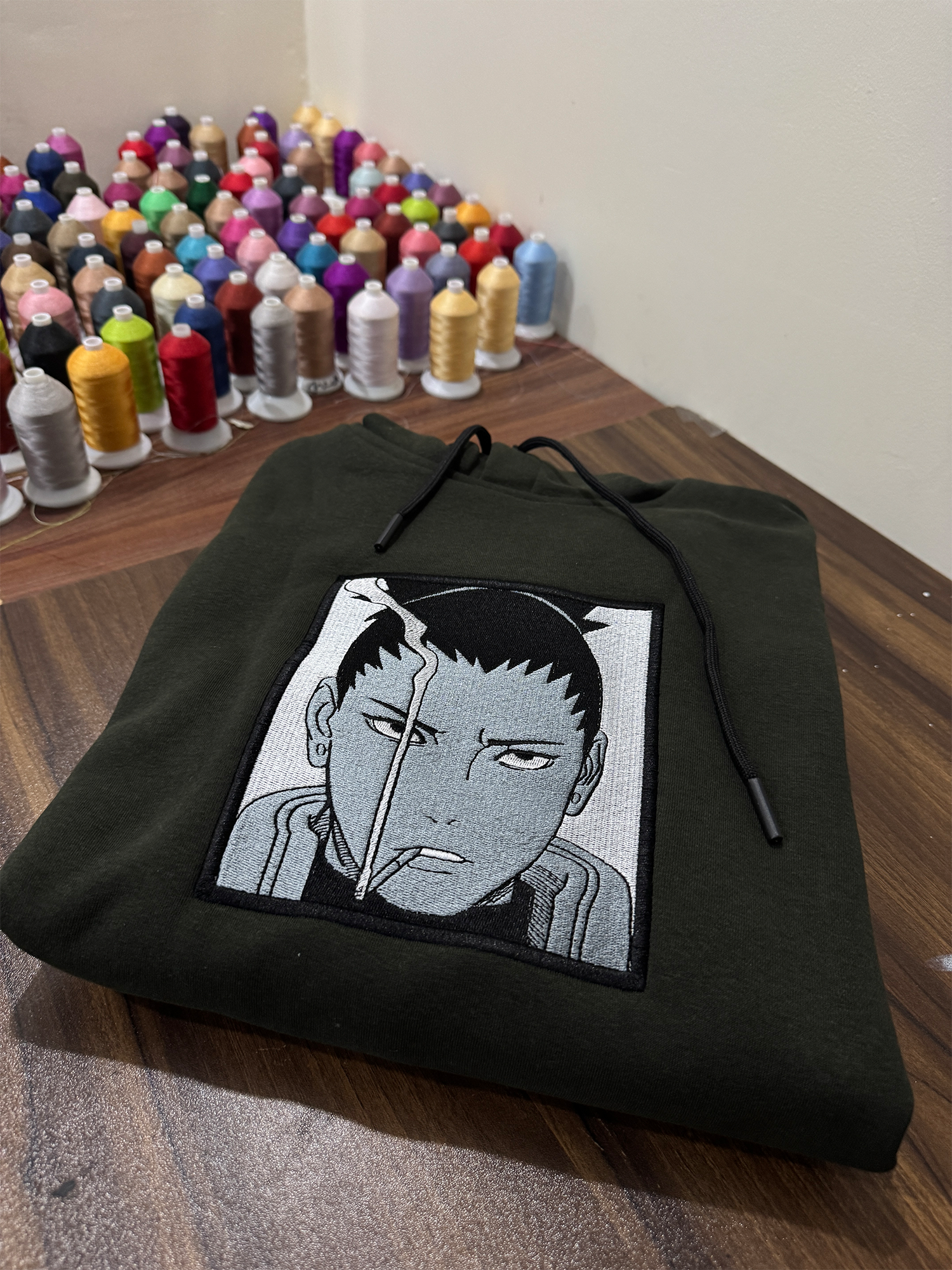 Anime Embroidery Oversized Tshirt