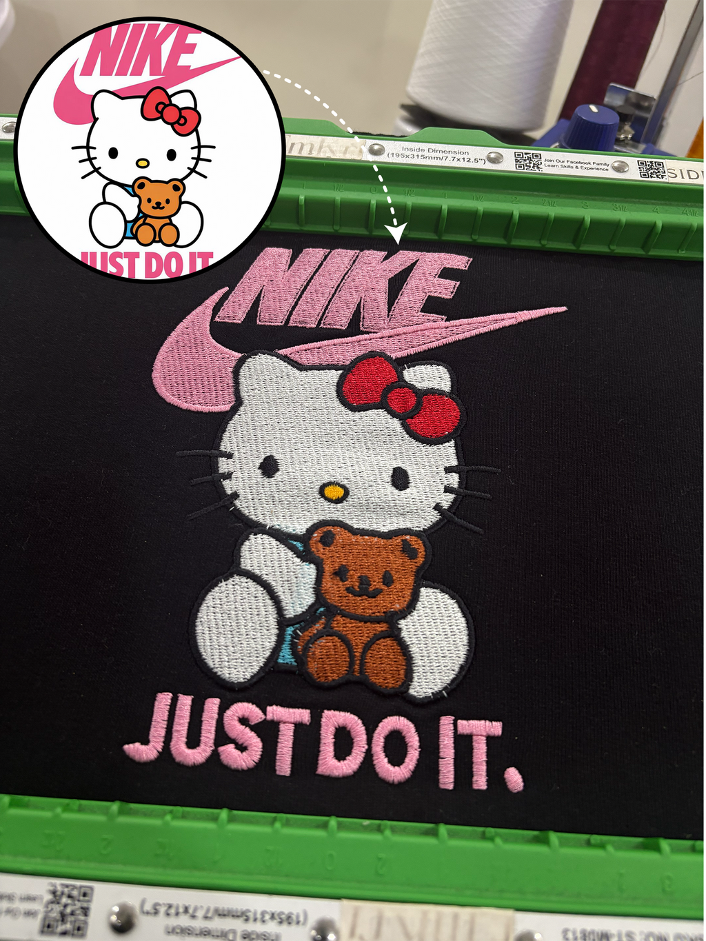 Custom Design Embroidery Oversized Tshirt