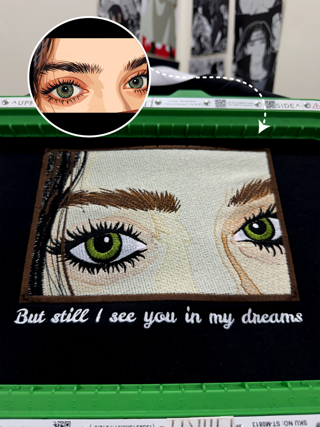 Custom Face Embroidery Oversized T-shirt