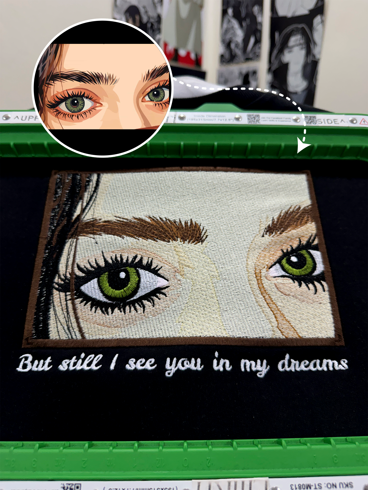 Custom Face Embroidery Oversized T-shirt
