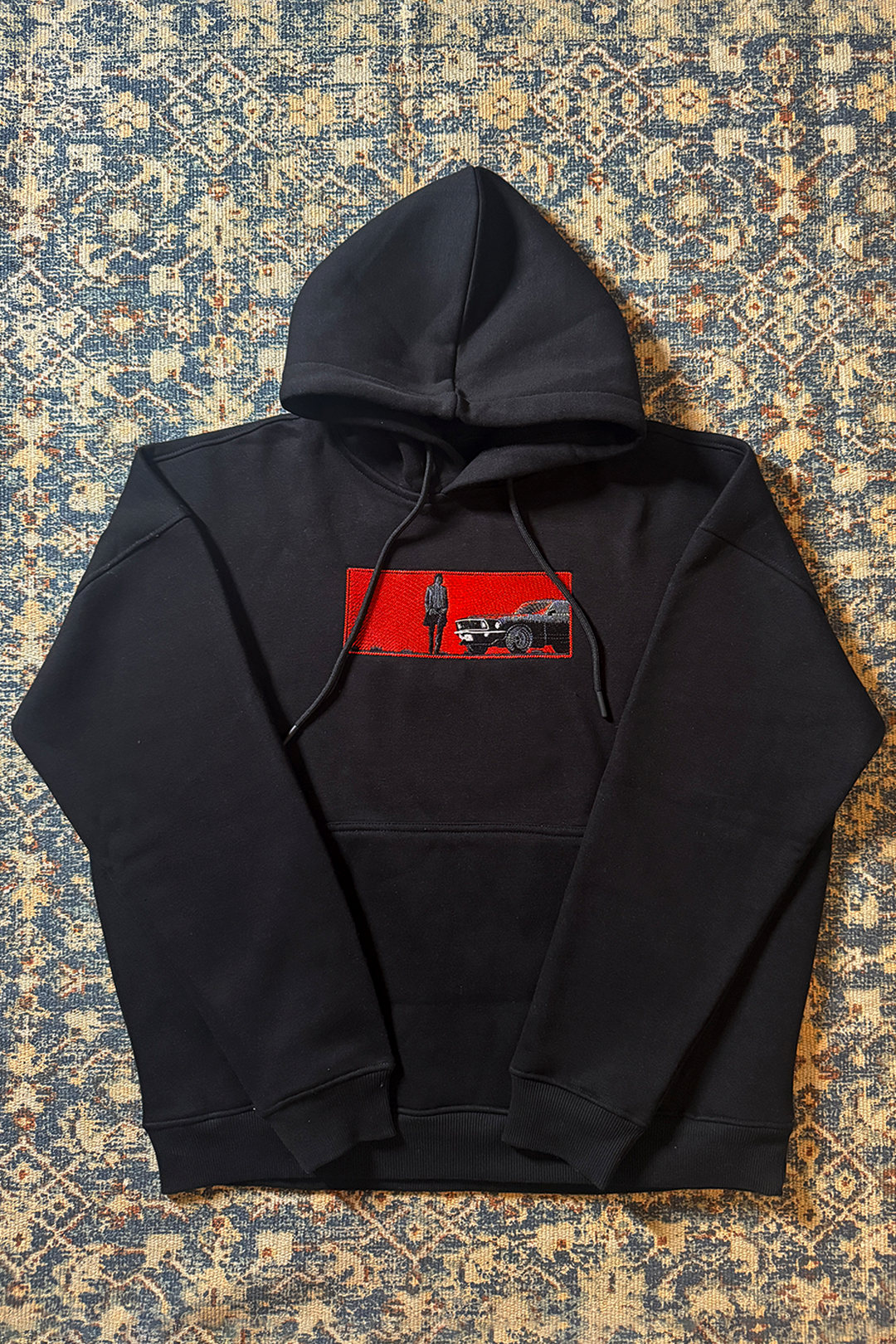 John Wick Oversized Hoodie — Embroidered