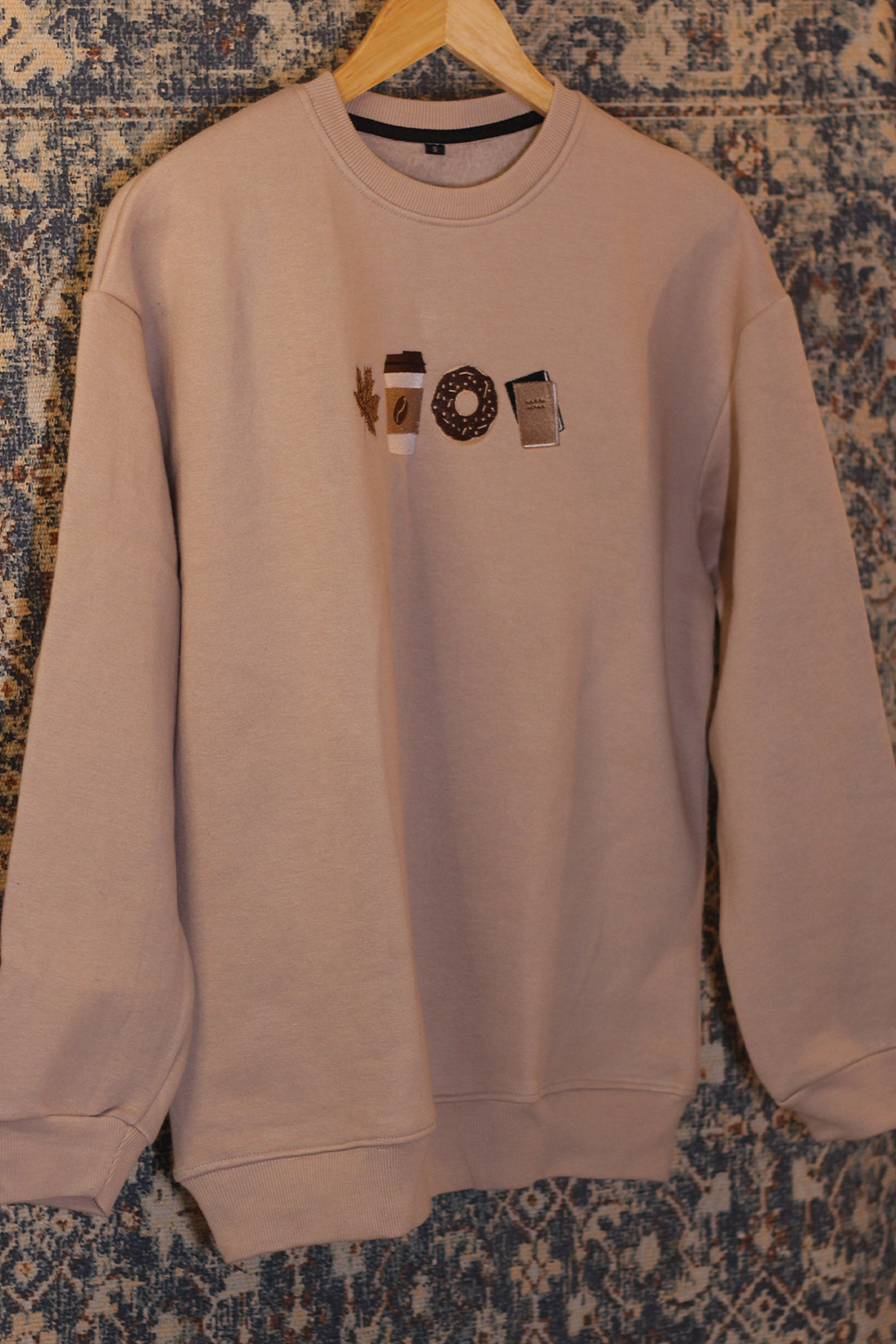 Autumn Oversized Sweatshirt — Embroidered