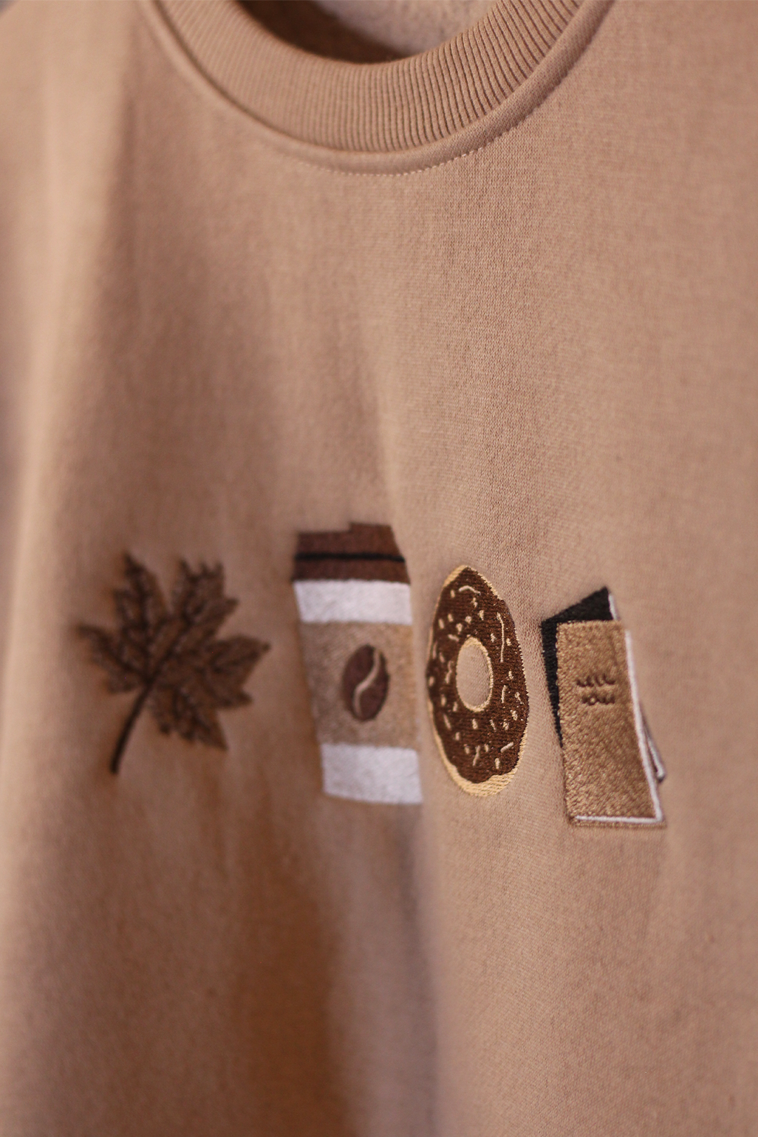 Autumn Oversized Sweatshirt — Embroidered