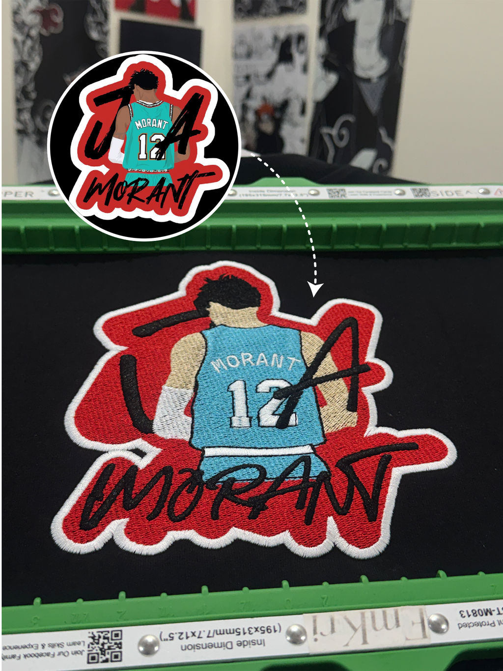 Custom Design Embroidery Oversized Tshirt