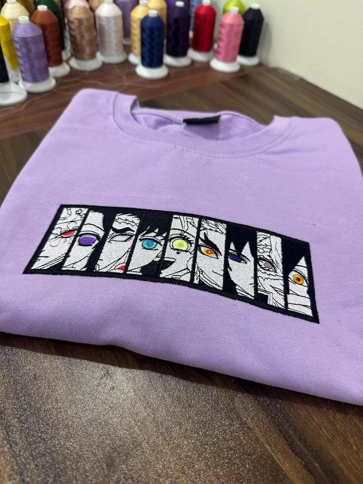 Anime Embroidery Oversized Tshirt