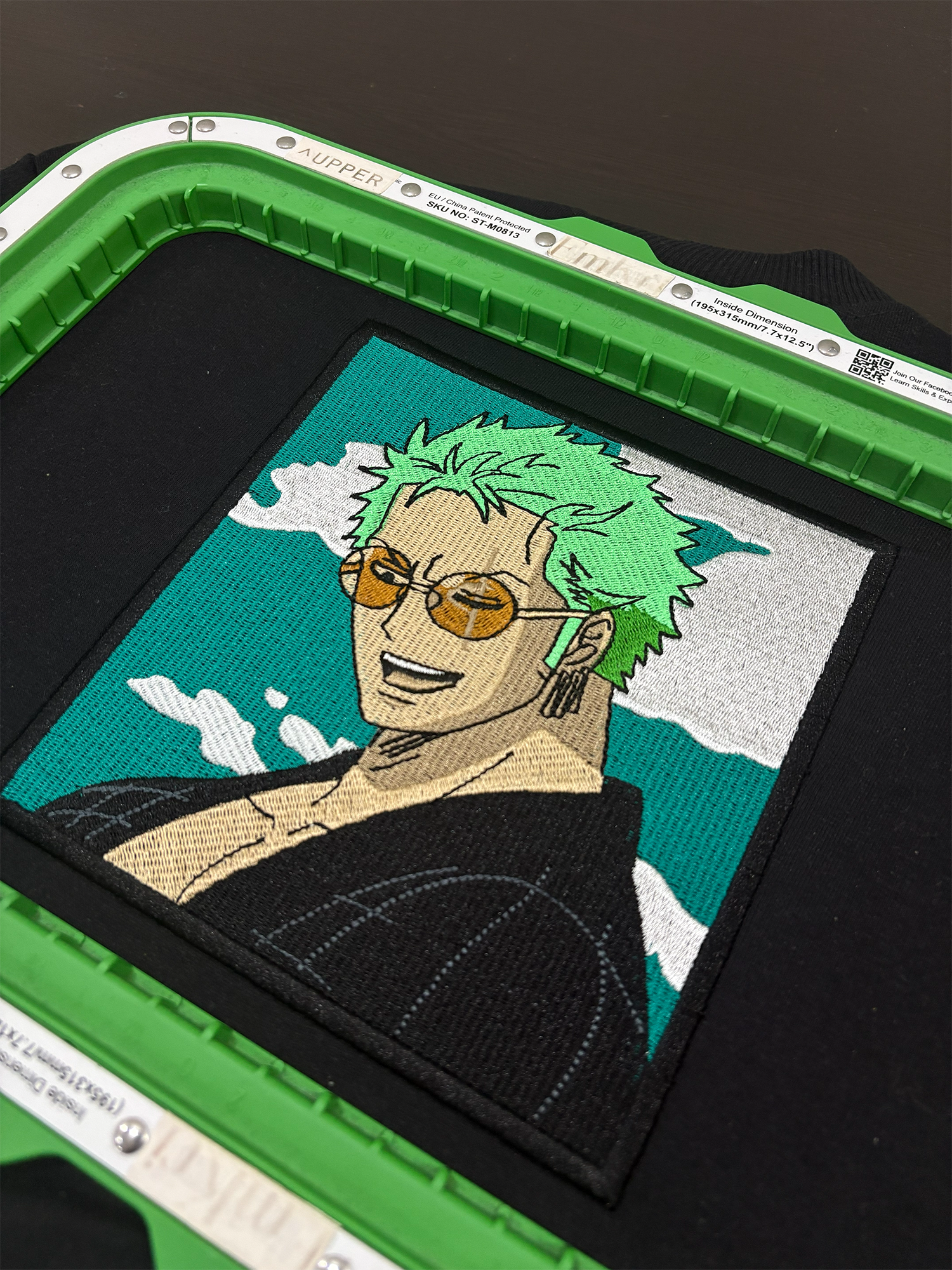 Anime Embroidery Oversized Tshirt