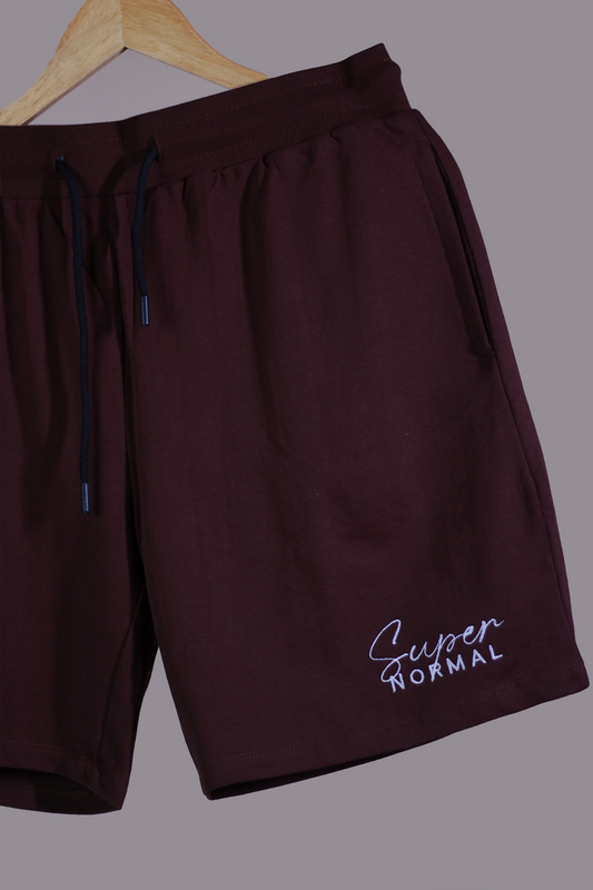 Super Normal Coffee Shorts — Embroidered Streetwear Essential
