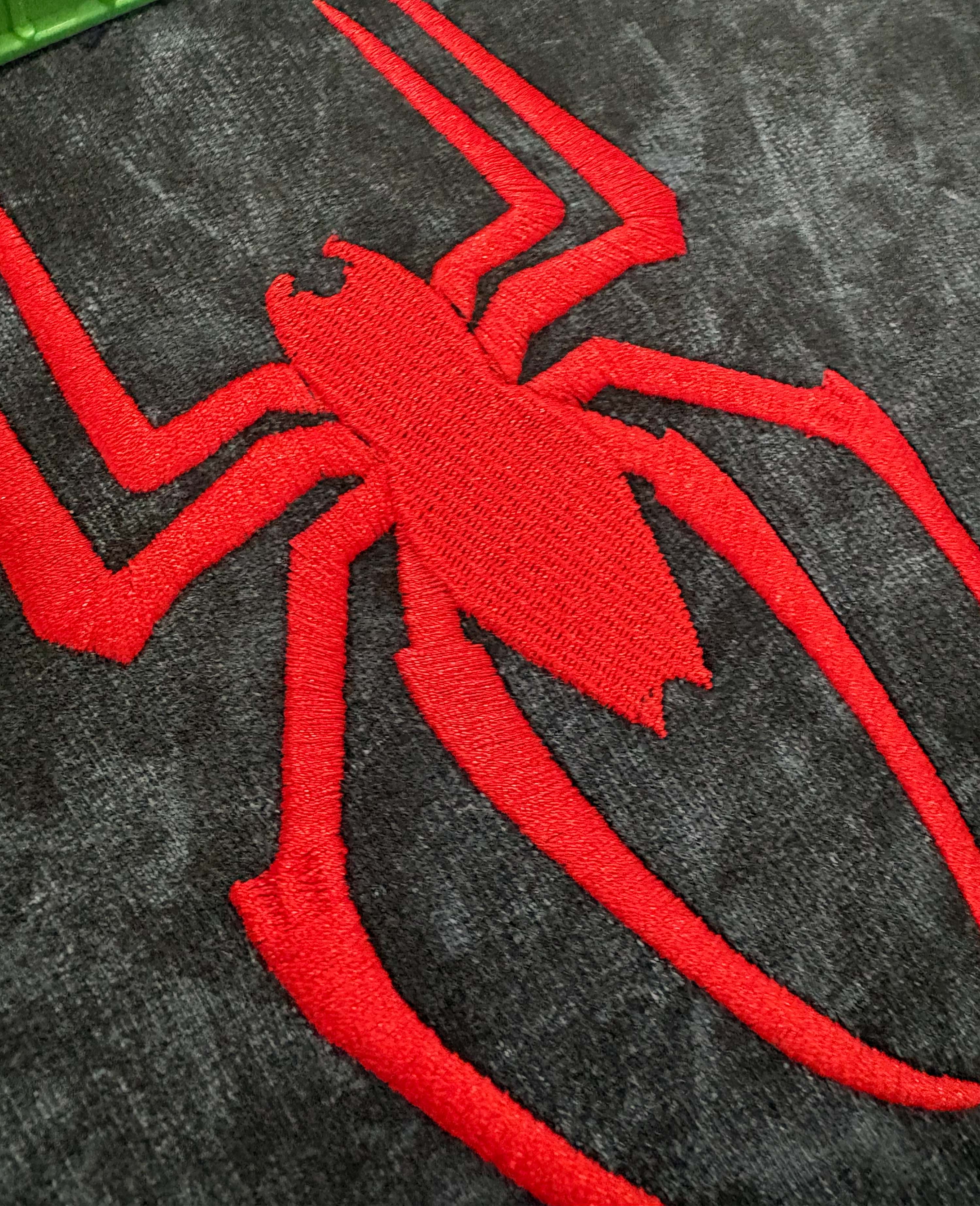 Spiderman Embroidered Oversized T-Shirt