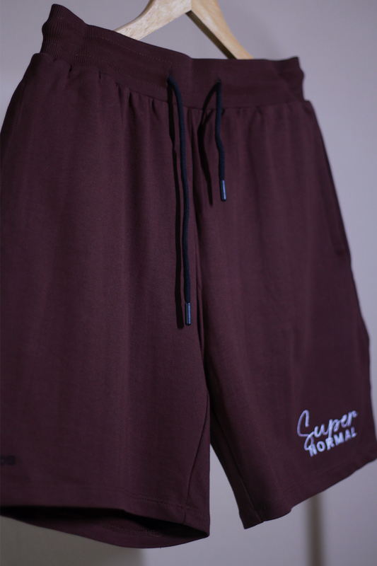 Super Normal Coffee Shorts — Embroidered Streetwear Essential