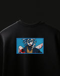 Doma Upper Rank Two Embroidered Oversized T-Shirt – Black