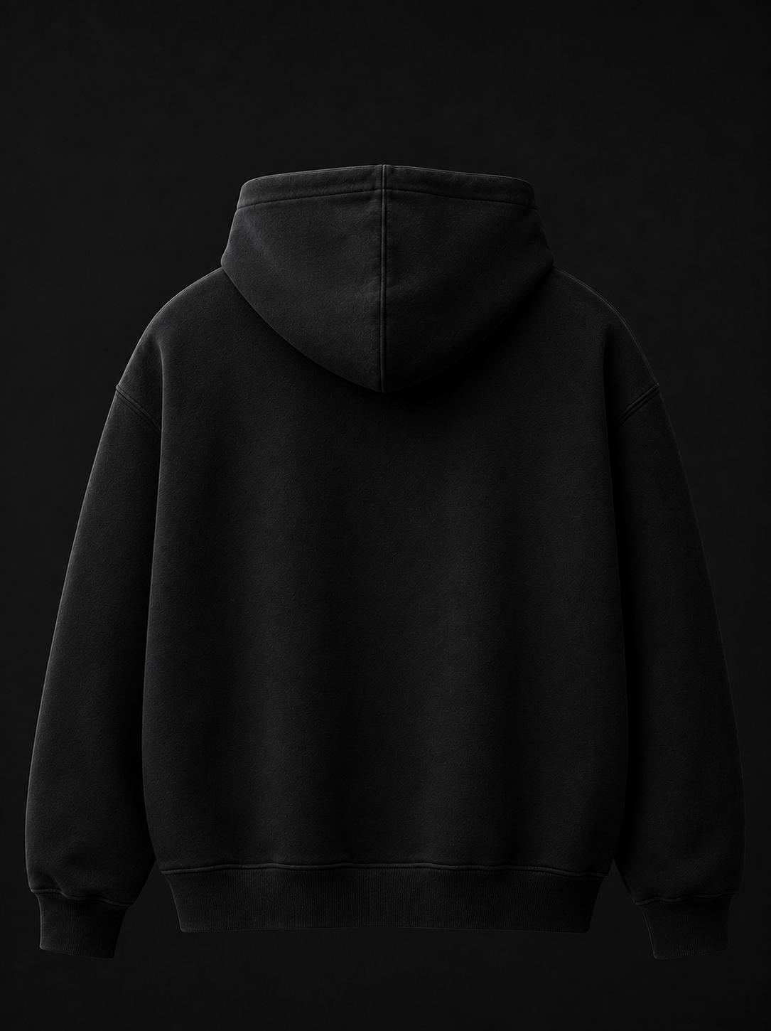 Eren Mikasa Embroidered Oversized Hoodie – Black