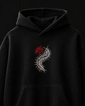 Tokyo Ghoul Centipede Embroidered Oversized Hoodie – Black