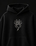 Phantom Troupe Embroidered Oversized Hoodie – Black