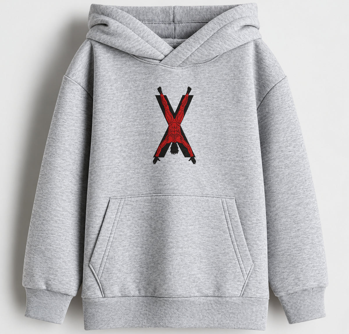 Game Of Thrones Embroidered Oversized Hoodie – Melange Grey