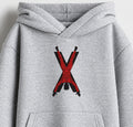 Game Of Thrones Embroidered Oversized Hoodie – Melange Grey