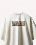 Senku Ishigami Embroidered Oversized T-Shirt – Off-White