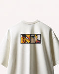 Naruto Nine-Tails Embroidered Oversized T-Shirt – Off-White