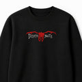 Death Note Embroidered Sweatshirt – Black