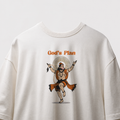 Hanuman Ji Embroidered Oversized tee